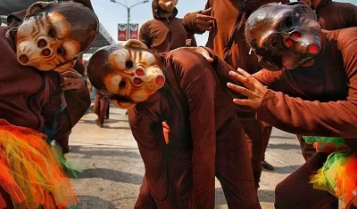 Los micos y micas hacen parte del patrimonio del Carnaval de Barranquilla