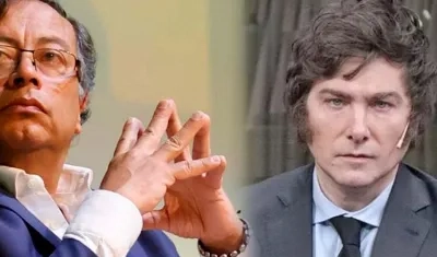 El Presidente Gustavo Petro y su homólogo de Argentina, Javier Milei