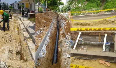 Los trabajos de reposición comenzaron en el 2021