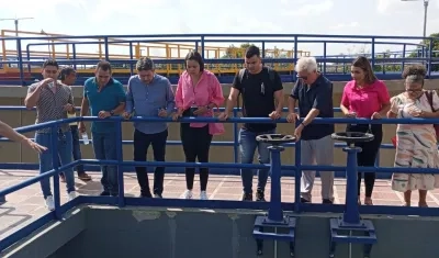 Los concejales de Soledad en la nueva planta de tratamiento de Triple A