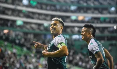 Teófilo Gutiérrez fueron compañeros en 2023 en el Deportivo Cali. 