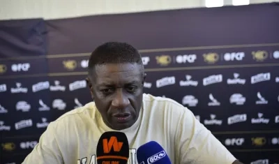 Adolfo 'El Tren' Valencia, exjuador de la Selección Colombia. 