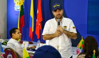 Yamil Arana, gobernador de Bolívar. 