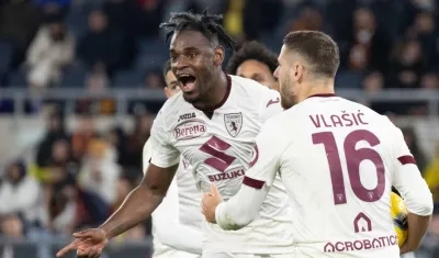 Duván Zapata llegó a 9 goles en la Serie A con el Torino. 