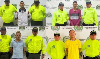 4 capturados en Malambo. 