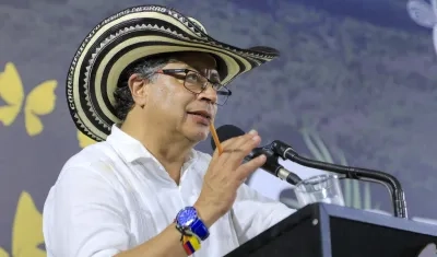 El Presidente Gustavo Petro.