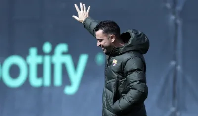 Xavi Hernández, entrenador del Barcelona. 