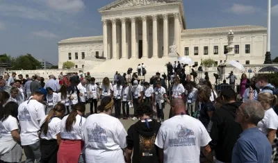 Protesta a favor del aborto en Estados Unidos. 
