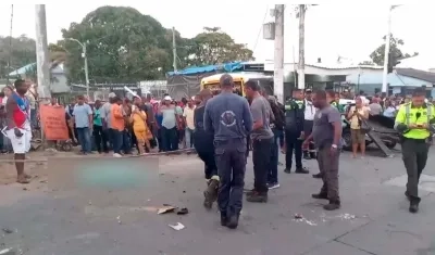 Ocurrió cerca de la loma del Colegio Bolivariano.