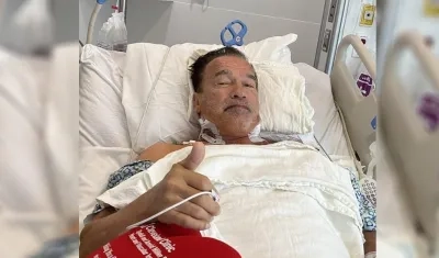 El actor Arnold Schwarzenegger, de 76 años, aseguró que se siente bien.