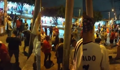 Lugar de los hechos en el barrio Salamanca.  