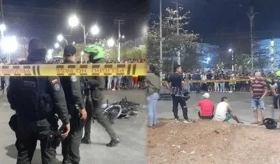 Lugar donde se registró el ataque sicarial en Caribe Verde. 