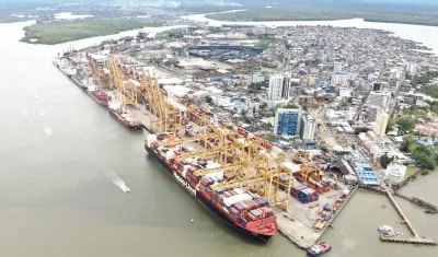 Imagen del Puerto de Buenaventura.