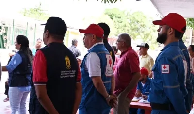 La Cruz Roja entregará camillas, botiquines, moto bomba, entre otros elementos. 