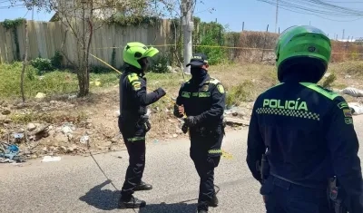 El cuerpo fue encontrado dentro de tres costales. 