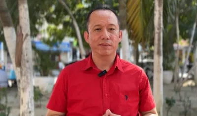 El Director de Tránsito de Soledad, Gerson Balza Corrales. 