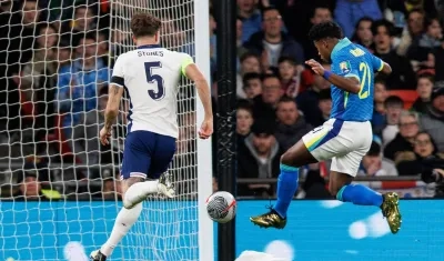 Endrick ingresó en el segundo tiempo por Rodrygo.