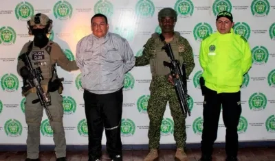 Fabián Guevara, alias 'Ferley González', capturado en Santander