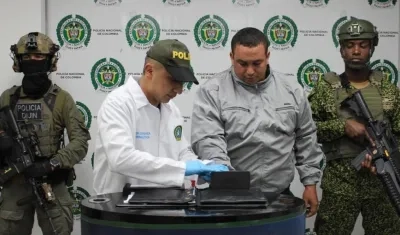 Alias 'Ferley González' en poder de las autoridades. 