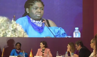 Francia Márquez estuvo en Cartagena.