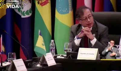 Presidente Gustavo Petro. 