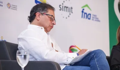 Gustavo Petro, presidente de Colombia. 