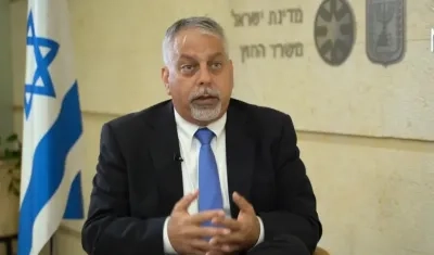 El portavoz del Ministerio de Exteriores de Israel , Lior Haiat.
