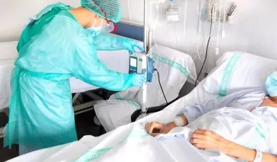 Persona hospitalizada. 