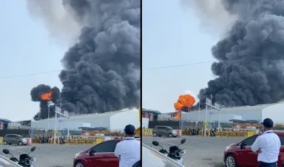 La explosión se dio en bodegas de Contecar.