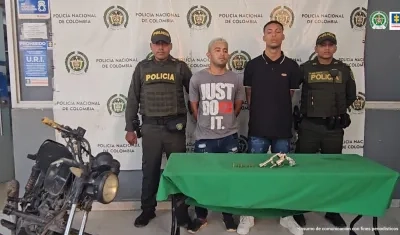 Javier Cortés Ruíz y Sneider Rafael Calderón Márquez.