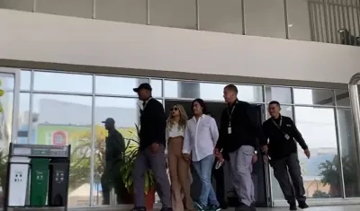 Laura Ojeda y Nicolás Petro.