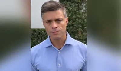 Leopoldo López, opositor de Nicolás Maduro en Venezuela. 