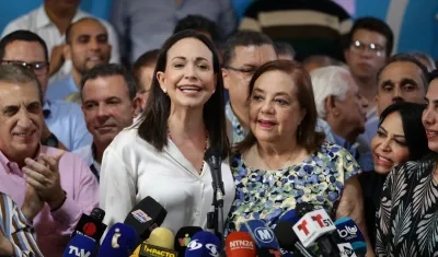 María Corina Machado y Corina Yoris.