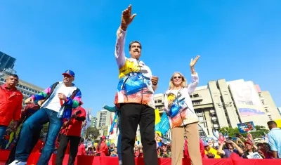 El Presidente de Venezuela, Nicolás Maduro.