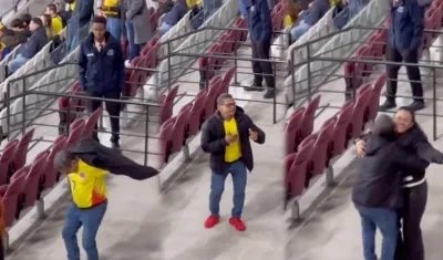 'Mane' Díaz bailando Los Sabanales. 