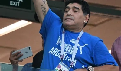 Diego Armando Maradona. 