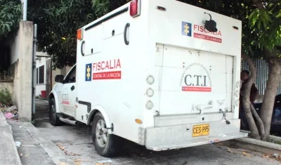 El CTI de la Fiscalía se encargó de la inspección del cadáver. 