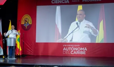 El exrector de la Universidad Autónoma del Caribe, Mauricio Molinares.