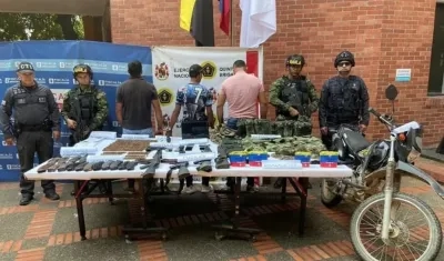 Capturados en operativos. 