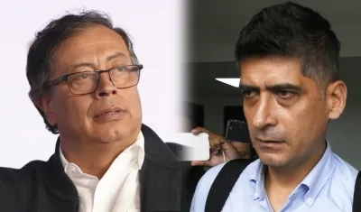 El Presidente Gustavo Petro y el Fiscal Mario Burgos.