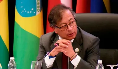 El Presidente Gustavo Petro