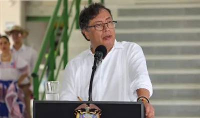 El Presidente Gustavo Petro.