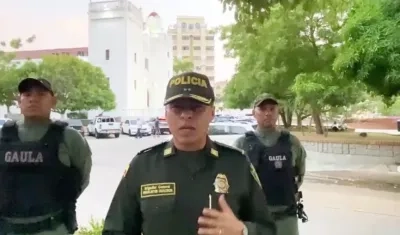 General Wharlinton Iván Gualdrón. 