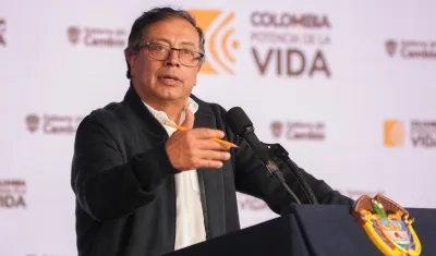 El Presidente Gustavo Petro.