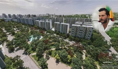 Ciudad Mallorquín y Samir Radi, presidente del Concejo de Barranquilla.