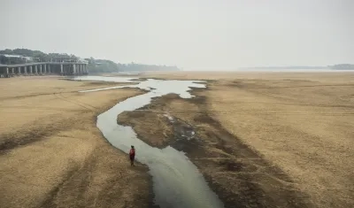 Reducción del caudal en el río Branco. 