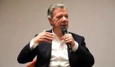 Juan Manuel Santos, expresidente. 