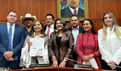 Los senadores que firmaron el archivo de la reforma a la Salud. 