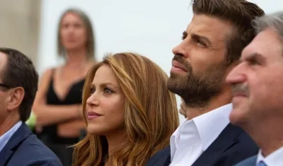 Shakira y su expareja Gerard Piqué. 