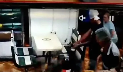 Momento del ataque a bala.